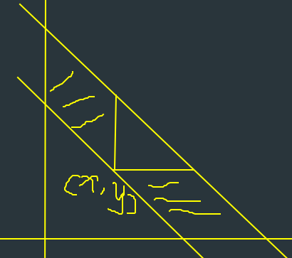 减去阴影部分就是三角了w